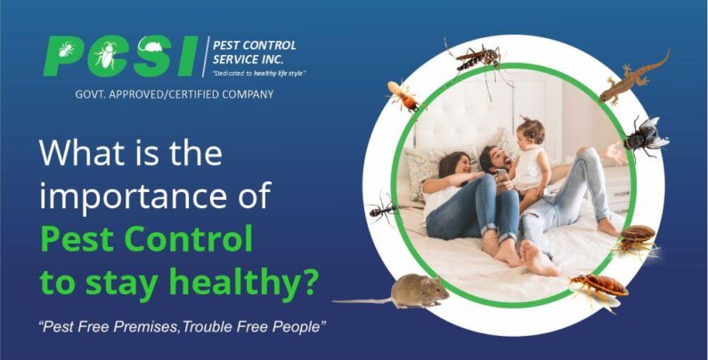 Importance of Pest Control to stay healthy