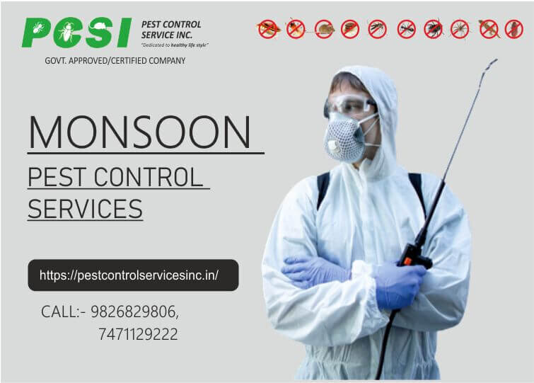 Monsoon Pest Control Service- Are you also afraid of insects coming